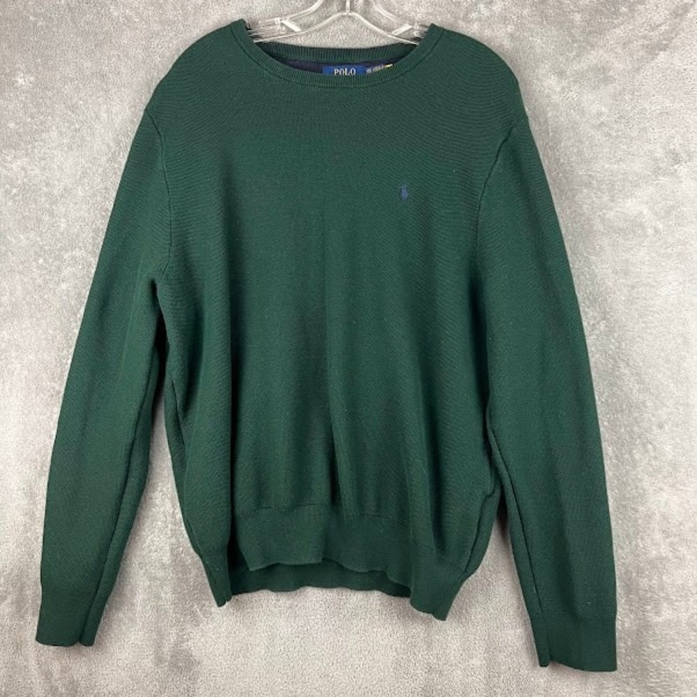 Polo Ralph Lauren Crewneck Sweater Mens XXL Waffle Knit Classic Preppy Heritage